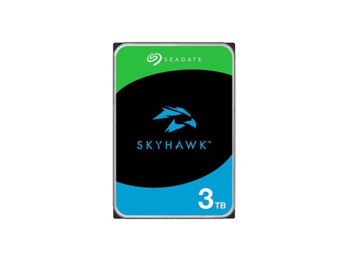 8SEST3000VX015 | Optimised for DVRs and NVRs, SkyHawk™ surveillance drives are tuned for 24x7 workloads in capacities up to 10TB. Equipped with enhanced ImagePerfect™ firmware, SkyHawk helps to minimise dropped frames and downtime with a workload rating 3x that of a desktop drive and is ready to record up to 90% of the time while supporting up to 64 HD cameras.