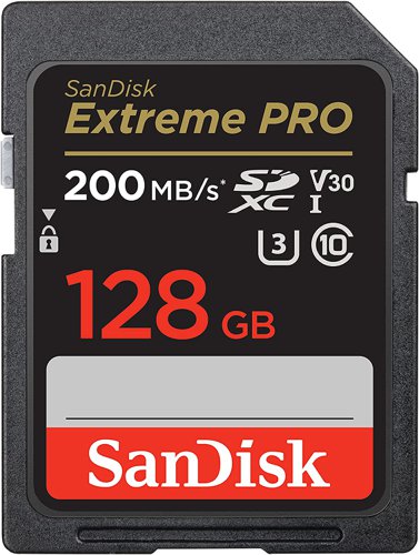 SanDisk Extreme PRO 128GB SDXC UHS-I Class 10 Memory Card Flash Memory Cards 8SASDSDXXD128GGN4
