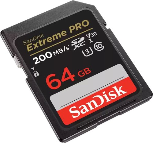 SanDisk Extreme PRO 64GB SDXC Class 10 SD Card  8SASDSDXXU064GGN4