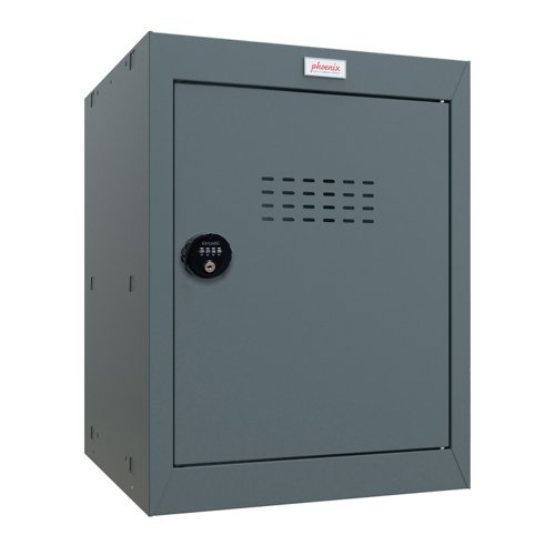 Phoenix CL Series Size 2 Cube Locker in Antracite Grey with Combination Lock CL0544AAC Phoenix