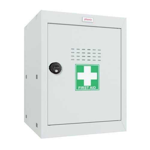 Phoenix MC Series Size 2 Cube Locker in Light Grey with Combination Lock MC0544GGC Phoenix