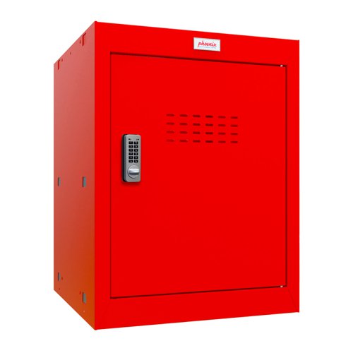Phoenix CL Series Size 2 Cube Locker in Red with Electronic Lock CL0544RRE