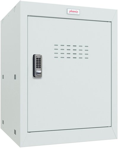 Phoenix CL Series Size 2 Cube Locker in Light Grey with Electronic Lock CL0544GGE Phoenix