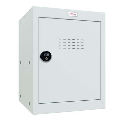 Phoenix CL Series Size 2 Cube Locker in Light Grey with Combination Lock CL0544GGC Phoenix