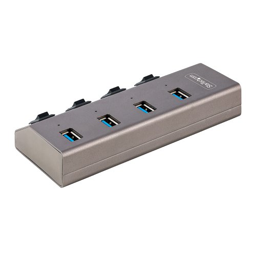 StarTech.com 4-Port Self-Powered USB-C Hub 4x BC 1.2