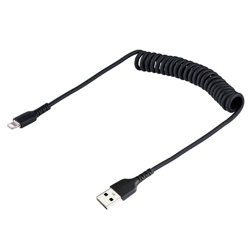 StarTech.com 50cm 20in USB To Lightning Cable Coiled