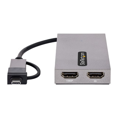 StarTech.com USB to Dual HDMI Adapter AV Cables 8ST107BUSBHDMI