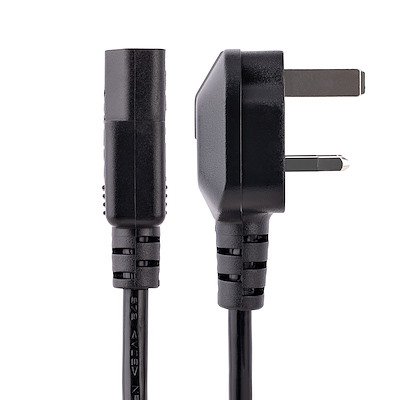The BS13U-1M-POWER-LEAD UK Computer Power Cord features one BS 1363 plug and one C13 receptacle. It is a suitable replacement cable for worn-out or missing PC power cords.This product is backed for life, including free lifetime 24/5 multi-lingual technical assistance.