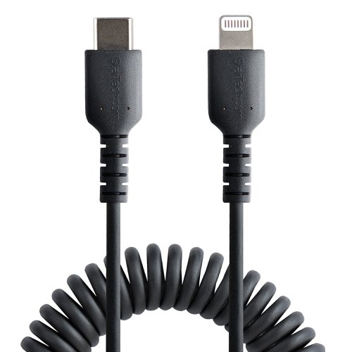 StarTech.com USB C To Lightning Cable 1m 3ft Coiled