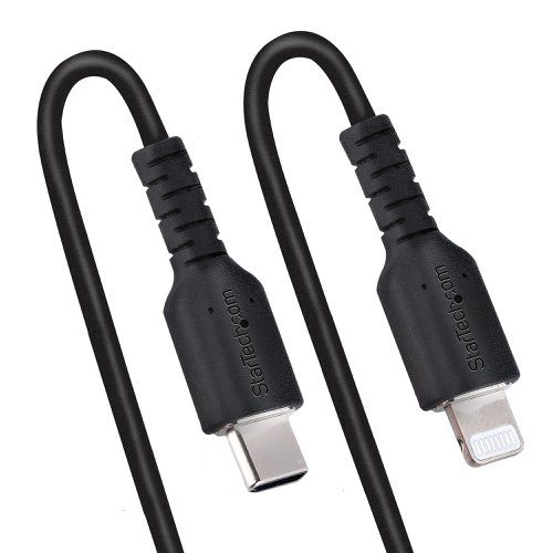 StarTech.com USB C To Lightning Cable 1m 3ft Coiled