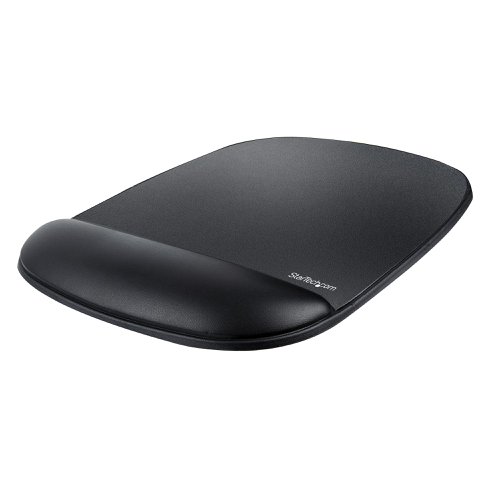 This computer mouse pad is the ideal ergonomic accessory to keep your wrist supported as you use your mouse, reducing strain and enhancing your comfort at work. The mouse pad area is 180 x 170mm. The mouse pad features a 20mm thick integrated gel-filled wrist rest. The neutral design of the mousepad and wrist rest allows for left or right-hand use while still contouring to your wrist, alleviating discomfort and providing support. The underside of the mouse pad and wrist rest is a non-slip surface and leaves no residue. The top surface of the mouse area is durable and easy to clean.The TAA compliant B-ERGO-MOUSE-PAD is backed for 2-years by StarTech.com, including free lifetime 24/5 multi-lingual technical assistance.