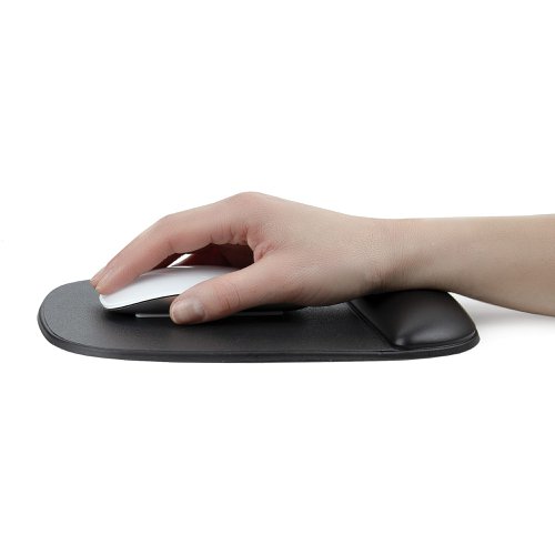 This computer mouse pad is the ideal ergonomic accessory to keep your wrist supported as you use your mouse, reducing strain and enhancing your comfort at work. The mouse pad area is 180 x 170mm. The mouse pad features a 20mm thick integrated gel-filled wrist rest. The neutral design of the mousepad and wrist rest allows for left or right-hand use while still contouring to your wrist, alleviating discomfort and providing support. The underside of the mouse pad and wrist rest is a non-slip surface and leaves no residue. The top surface of the mouse area is durable and easy to clean.The TAA compliant B-ERGO-MOUSE-PAD is backed for 2-years by StarTech.com, including free lifetime 24/5 multi-lingual technical assistance.