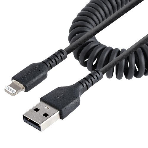 StarTech.com 1m 3ft USB To Lightning Cable Coiled