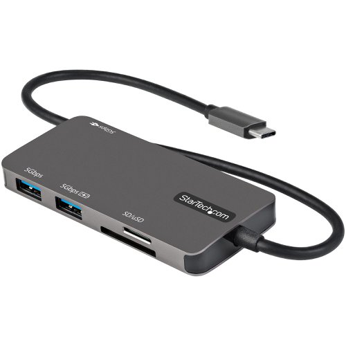 StarTech.com USB C Multiport Adapter 4K HDMI PD USB  8STDKT30CHSDPD
