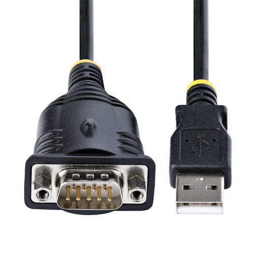 StarTech.com 3ft USB To Serial Cable RS232 to USB Adapter 8ST1P3FPUSBSERIAL