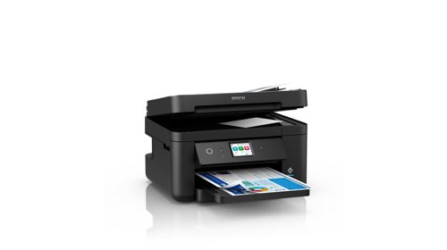 Compact multifunction printer designed for home and small offices, with double-sided printing, ADF, Wi-Fi, Ethernet and mobile printing.You’ll be surprised just how many essential business features this affordable and compact multifunction inkjet printer packs in. Connect easily via Wi-Fi and Wi-Fi Direct and print in the way that suits you with Epson Connect and Apple AirPrint. Thanks to the Automatic Document Feeder (ADF) and double-sided printing, you can use your time and budget more efficiently.There’s no need to waste space; this multifunction printer features a compact design. With its sleek and refined form, it’s easy to integrate into any home or small office.Speed through tasks with double-sided printing, 150-sheet front-loading paper tray and 30-page ADF for multi-page scanning, copying and faxing. Navigation is easy with its large LCD touch-screen and interface.Print from anywhere with Wi-Fi connectivity, or use Wi-Fi Direct to print from compatible wireless devices without a Wi-Fi network. Plus, with Epson's Smart Panel app you can print documents, monitor and troubleshoot all from your device.Epson’s four-colour 503 Chillies inks give reliable and clear prints with minimal outlay. In addition to reducing your printing costs with affordable, individual inks in standard and XL cartridges.