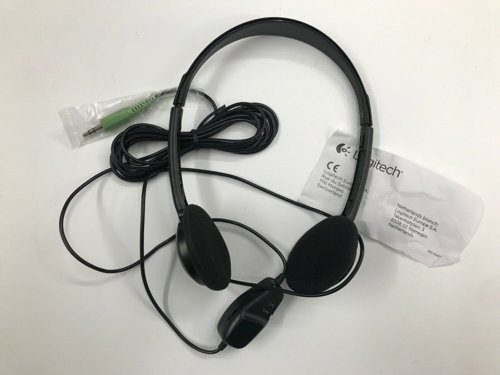 Logitech Headset Dialog 220 Adjustable Headband & Volume 980177-0000