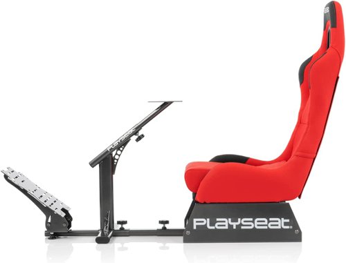 Developed in collaboration with professional race drivers, the Playseat Evolution is a bit special. Sure, it's a racing slim cockpit and it has a perfect GTR sitting position. It also beautifully translates all your wheels force feedback, letting you feel the quake. This will help you get to the chequered flag faster than ever. There are at least four factors important to all racers and we designed the Evolution with them in mind - quality, stability, adjustability and comfort. Because of this attention to every detail possible, we can assure you that this is the perfect seat for hours of racing adventures. Steering wheels and pedals not included - compatible with all wheels, pedals and all consoles.