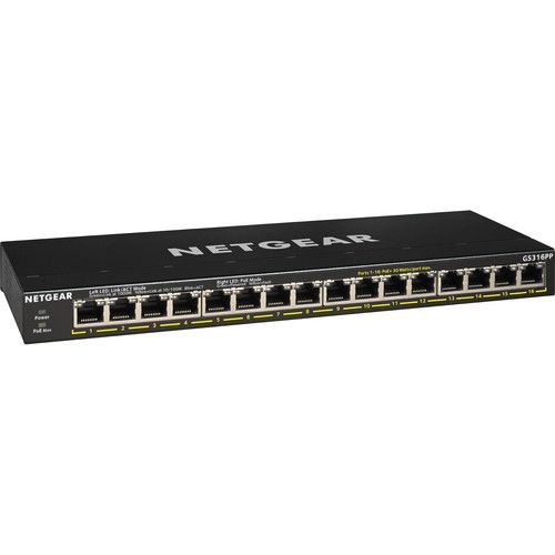 8NE10331592 | NETGEAR Plus Switches with PoE meets business networks growing need by providing fundamental network features such as simplified VLANs, QoS set-up and IGMP Snooping that will help optimize the performance of business networks. Plus Switches are the perfect upgrade from the plug and-play unmanaged switch, delivering essential networking features at a very affordable price. These models support Power-Over-Ethernet (PoE) and can power devices such as VOIP phones, surveillance IP cameras, wireless access points and many other applications. These new PoE+ Gigabit Ethernet Plus switches models include uninterruptable PoE to help optimize the performance and troubleshooting of business networks. The new and improved business-friendly GUI allows easy management and simple configuration. With the growing deployment of applications and an all-in one solution, providing management and power to these applications would be ideal. 