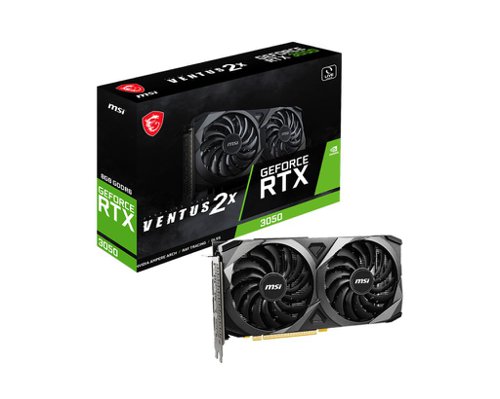 MSI GeForce RTX 3050 VENTUS 2X 8G NVIDIA 8GB GDDR6 Graphics Card