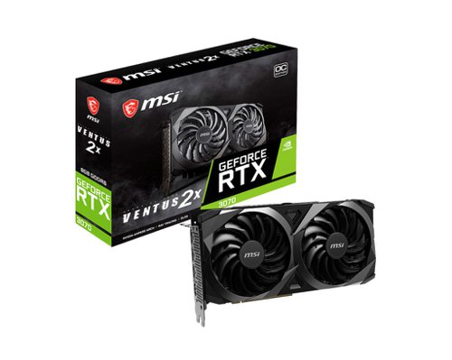 MSI GeForce RTX 3070 VENTUS 2X 8G OC LHR NVIDIA 8GB GDDR6 Graphics Card