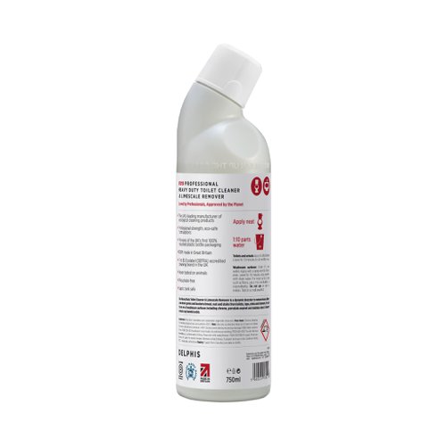 28925CP | Our Limescale Remover is ideal for descaling in toilets and urinals, and removing rust and stains where germs and bacteria breed, particularly around taps, sinks and showers. It is safe to use on washroom surfaces including chrome, porcelain, enamel and stainless steel.