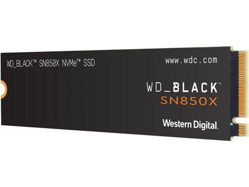 Western Digital Black SN850X 4TB M.2 PCI Express 4.0 NVMe Internal Solid State Drive Solid State Drives 8WDS400T2X0E