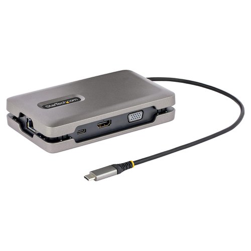 StarTech.com USB-C Multiport Adapter with USB-C DP Alt Mode Video Output 4K HDMI 2.0 VGA USB-C Dual Monitor Docking Station 8STDKM31C3HVCPD Buy online at Office 5Star or contact us Tel 01594 810081 for assistance