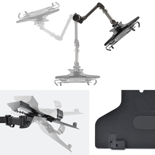 StarTech.com Monitor Arm with VESA Laptop Tray - For a Laptop and a Single Display up to 32 Inches
