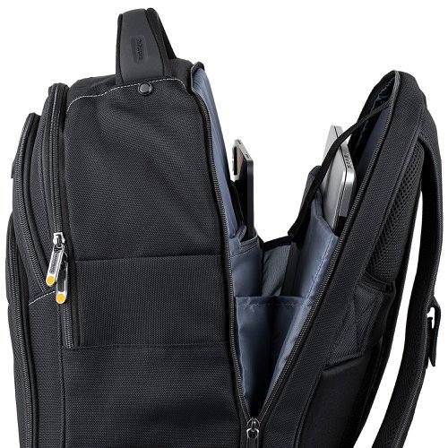 8STNTBKBAG156 | 15.6” Laptop BackpackThis laptop backpack is designed and built with IT Professionals & Technicians in mind. For short or long-distance commutes, this travel-friendly IT backpack can carry your 15.6” laptop and tablet with you wherever you go. Equipped with an accessories case that can be easily removed and fits all of your IT accessories, including your laptop charger, display adapters, wireless mouse, tools, measurement instruments, and more. The laptop bag and accessory case are constructed of heavy-duty ballistic nylon to keep your items secure.Removable Case for IT AccessoriesThe removable travel accessories pouch (10.5in x 5.25in x 3in) is stored in its own compartment and was designed to be easily accessed using the lower side pocket of the backpack to avoid searching through or displacing other items. The hook and loop dividers can be adjusted or removed to suit your needs, and the bungee grid is perfect for storing smaller IT accessories and cables. With the case removed, the main compartment can be expanded to offer more room for any other essentials required for a short or long-term trip.Ergonomic and Travel FriendlyThe computer bag features breathable ergonomic padding to help relieve strain and maximize comfort. It is designed for short distance (i.e. daily commuting) and long-distance travel (i.e. tradeshows and customer visits). The laptop bag features adjustable shoulder straps and a handle that is easy to grip. The laptop backpack meets most airline and TSA carry-on requirements and allows you to bundle your travel bags and rolling luggage using the integrated trolley sleeve.Thoughtful DesignThere are a variety of practical pockets, including a velvet-lined pocket to store sensitive items, a pocket for water bottles, and a pocket on the shoulder strap (to keep your phone, passport, or work badge easily accessible), among others.This notebook backpack is backed by a StarTech.com limited lifetime warranty, and free lifetime technical support.