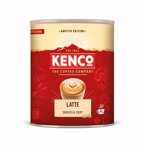 Kenco Latte Instant Coffee 1kg (Single Tin) - 4090764