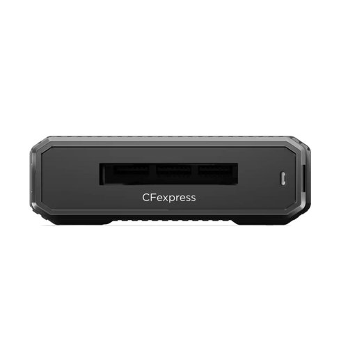 8SD10356180 | Plug into performance with the  SanDisk® Professional PRO-READER CFexpress card reader. The aluminium core keeps your CFexpress™ card cool so you can achieve maximum transfer speeds for accelerated offloading to minimize downtime. With USB-C for super-fast data transfers, this reader plays well with compatible Type-C iPads, G-RAIDs or computers. Pair this PRO-READER with our compatible SanDisk Extreme Pro CFexpress cards for reliable and fast offloads.Backed by a 3-Year Limited Warranty.