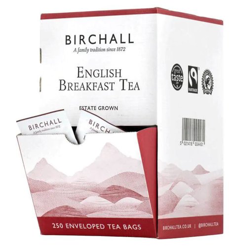 Birchall English Breakfast 250 Envelopes