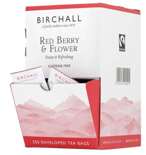 Birchall Red Berry & Flower 250 Envelopes