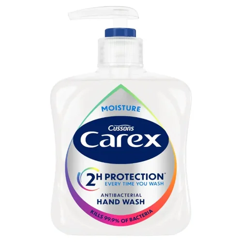 Carex Handwash Moisture Plus 250ml Anti-Bacterial (Pack 6) - 39349