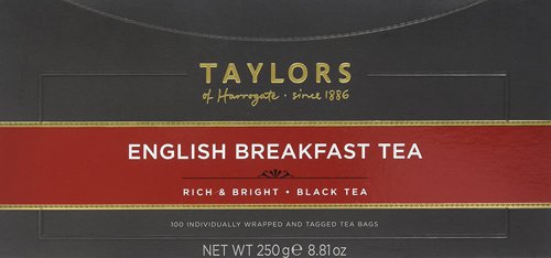Taylors English Breakfast Tea Envelopes (Pack 100)