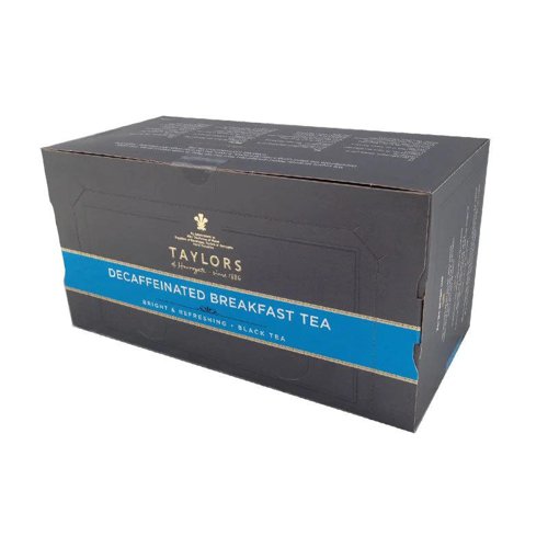 Taylors Decaf Breakfast Tea Envelopes (Pack 100) - 2654RW Hot Drinks 39596NT