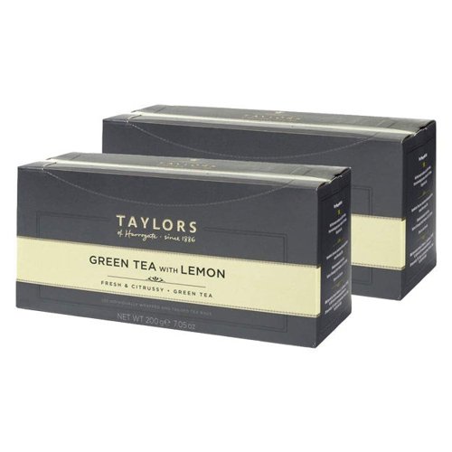 39617NT - Taylors Green & Lemon Tea Envelopes (Pack 100) - 2668RW
