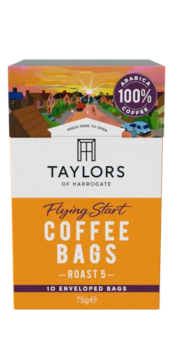 Taylors of Harrogate Flying Start Coffee Bags (Pack 10) 0403542