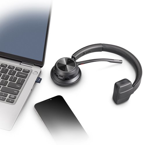 Free your workers from their desks with the perfect entry-level Bluetooth wireless headset. It is everything they need to stay productive and connected to all their devices whether at home or in the office. The headset features outstanding audio quality, all-day comfort and dual-mic Acoustic Fence technology that eliminates background noise. Walk-and-talk with ease with up to 50m/164 feet of wireless range and up to 24 hours of talk time. Move easily between the home and office with the portable design and travel pouch.
