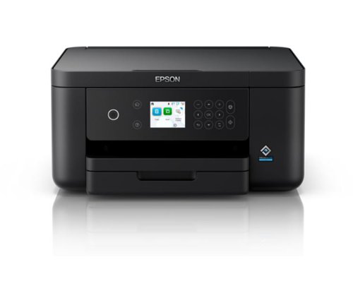 8EPC11CK61402 | Compact and stylish, this multifunction printer is sure to impress with individual inks, mobile printing and A4 double-sided printing.This stylish and compact all-in-one looks great from every angle. Discover how easy everyday tasks can be with A4 double-sided printing, an up to 150-sheet front-loading paper cassette and a large 6.1cm LCD screen. Print from almost anywhere using Epson's mobile printing solutions. It is also compatible with Apple AirPrint.The XP-5205 is versatile with Wi-Fi for printing and scanning wirelessly and Wi-Fi Direct for printing without a wireless network. Copy and print without a computer using its 6.1cm LCD screen, use paper efficiently with A4 double-sided printing and minimise refills with the 150-sheet paper cassette.Print, scan and more, directly from your device using the Epson Smart Panel app. Plus, with the Epson Creative Print app, you can print photos directly from Facebook, create greeting cards and more.