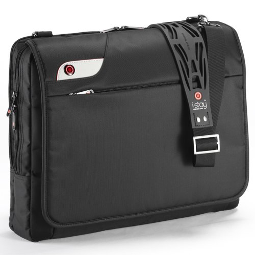 i-Stay 15.6in Laptop Messenger Bag black - IS0103