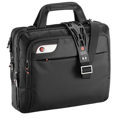 i-Stay 15.6in Laptop Organiser Briefcase Bag Black  - IS0104