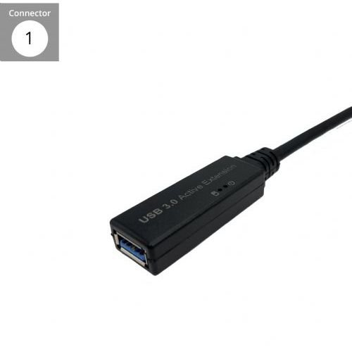 GR04914 Connekt Gear 5m USB 3 Active Extension Cable A Male to A Female High Speed 26-3050