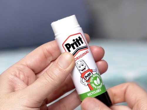 Pritt Original Glue Stick Sustainable Long Lasting Strong Adhesive Solvent Free 11g Mini (Pack 5) - 2741298 Henkel