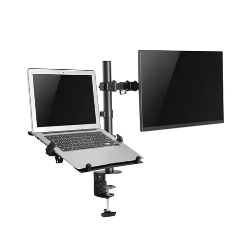 Neomounts Dual Monitor Arm Full Motion for Monitor Screen and Laptop Black FPMA-D550NOTEBOOK Laptop / Monitor Risers NEO44641