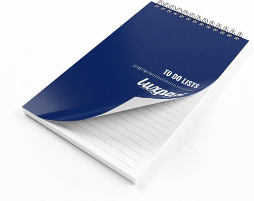 Silvine Luxpad Wirebound Things To-Do Book 203 x 127mm 240 Pages Ruled Blue (Pack 5) - 224