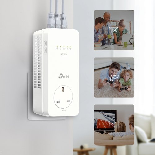 TP-Link AV1300 Gigabit Passthrough Powerline AC Wi-Fi Kit