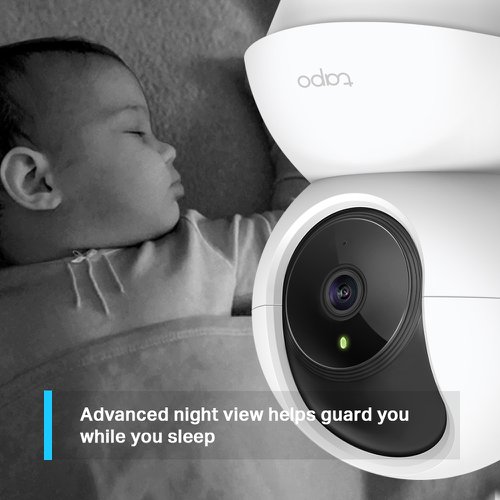 TP-Link Pan/Tilt Home Security Wi-Fi Camera Advanced Night Vision TAPO C210 TP68275 Buy online at Office 5Star or contact us Tel 01594 810081 for assistance