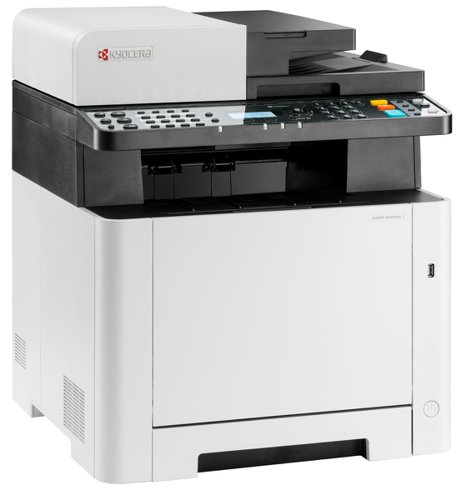The Kyocera ECOSYS MA2100cfx 4-in-1 MFP with 5-line backlit LCD is a reliable all-rounder for small offices and home offices.
